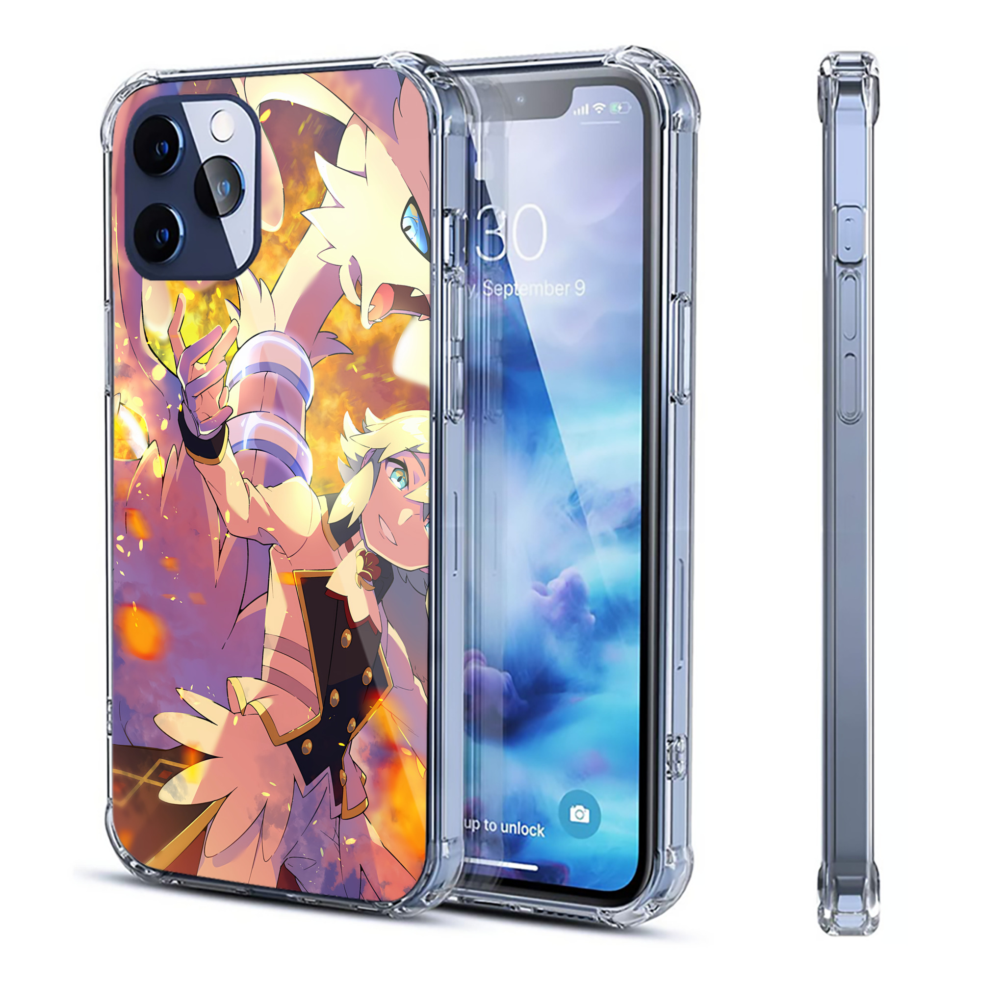 （画像用） ポケットモンスター Pokémon 【iPhone 12シリーズ対応】透明スマホケース（クリアソフトケース）